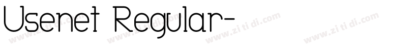 Usenet Regular字体转换